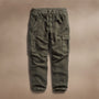 Textured Linen Flight Pant in Army Green | James Perse Los Angeles