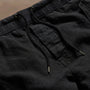 Textured Linen Flight Pant in Black | James Perse Los Angeles