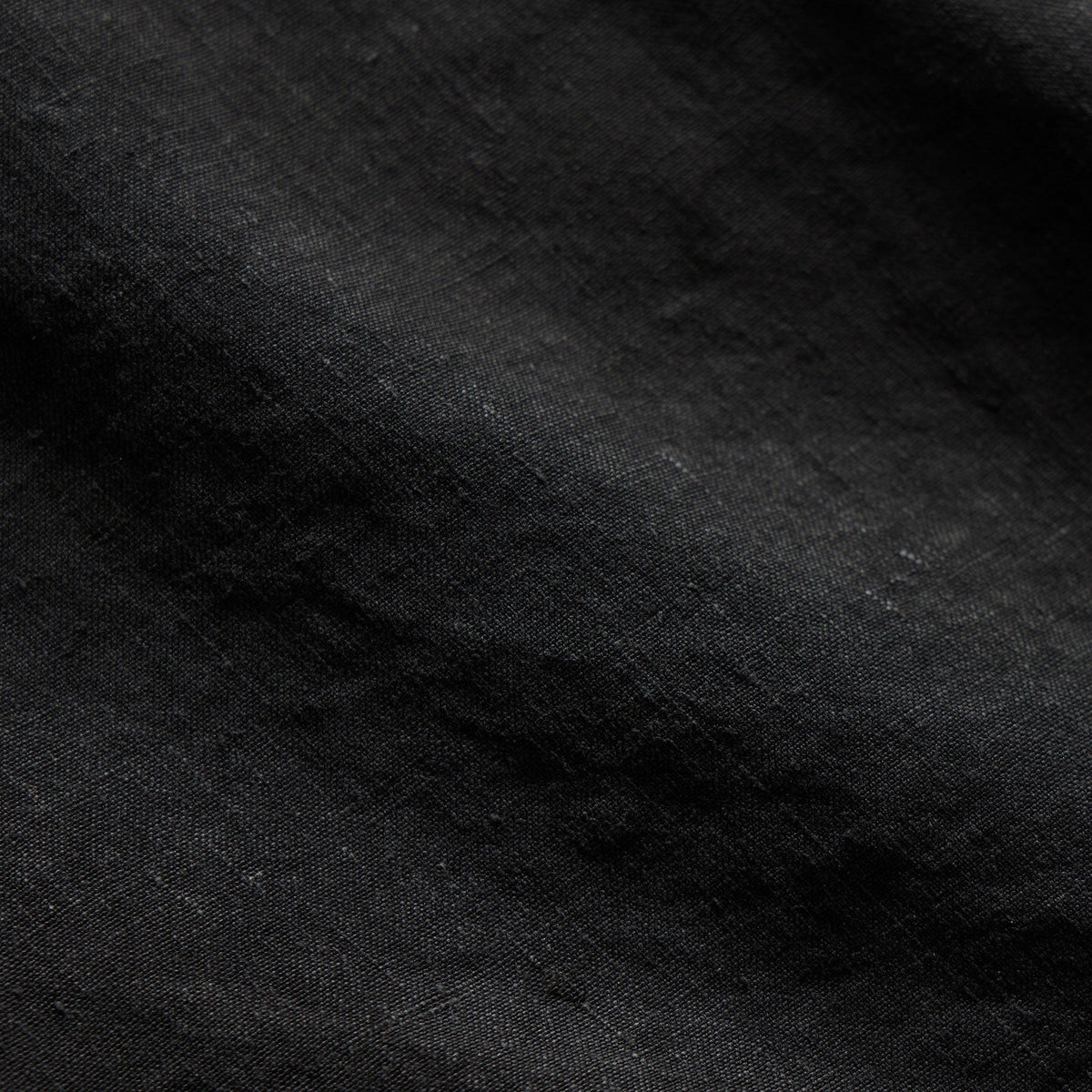 Textured Linen Flight Short in Black | James Perse Los Angeles