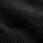 Stretch Cotton Crew Sweater in Black | James Perse Los Angeles