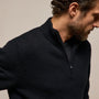 Stretch Cotton Knit Pullover in Black | James Perse Los Angeles