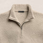 Stretch Cotton Knit Pullover in Taupe | James Perse Los Angeles