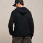 Stretch Cotton Hoodie in Black | James Perse Los Angeles