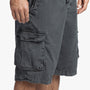 Stretch Poplin Cargo Short In Carbon Pigment | James Perse Los Angeles