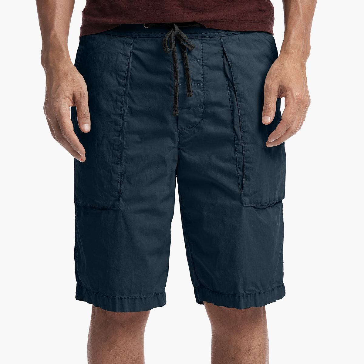Patch Pocket Short in Blue Smoke Pigment | James Perse Los Angeles