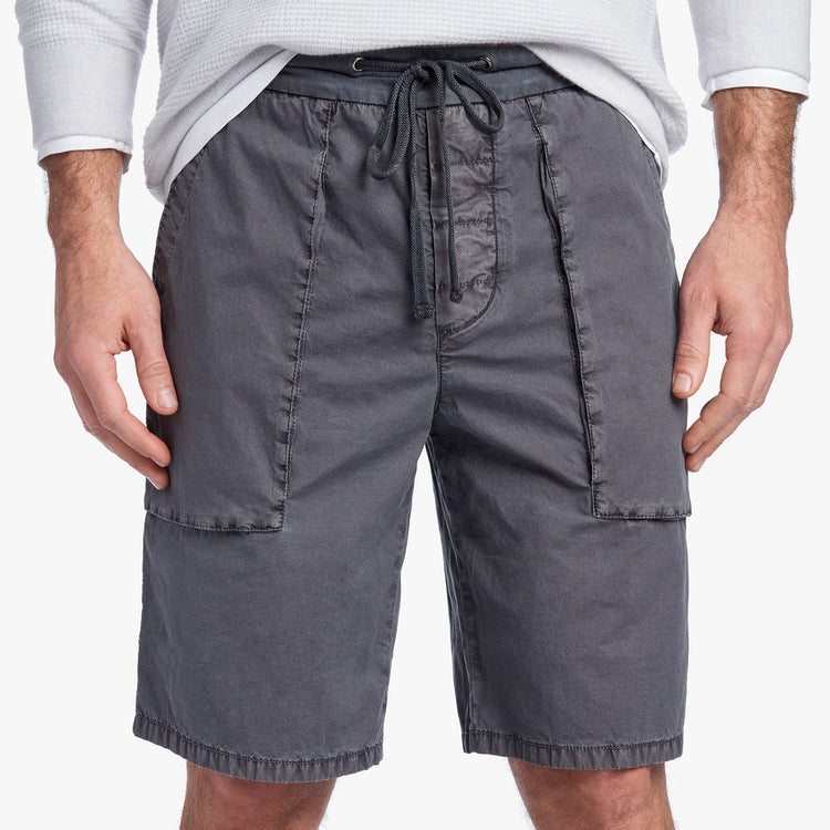Patch Pocket Short in Pipe Pigment | James Perse Los Angeles