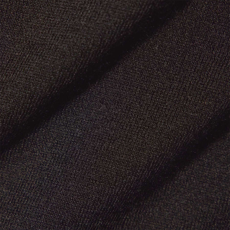 Lightweight Fine Gauge Cashmere Zip Up in Black/Charcoal | James Perse Los Angeles