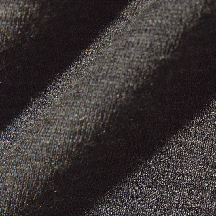 Lightweight Fine Gauge Cashmere Zip Up in Charcoal/stone | James Perse Los Angeles