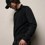 Ultrafine Cashmere Suede Front Zip Cardigan In Black | James Perse Los Angeles