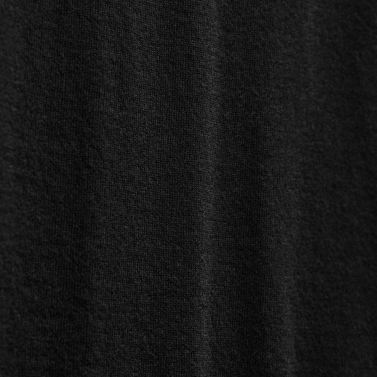Lightweight Fine Gauge Cashmere Crew in Black | James Perse Los Angeles