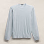Lightweight Fine Gauge Cashmere Crew in Grey Glacier | James Perse Los Angeles