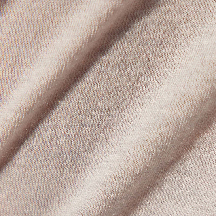 Lightweight Fine Gauge Cashmere Crew in Stone | James Perse Los Angeles