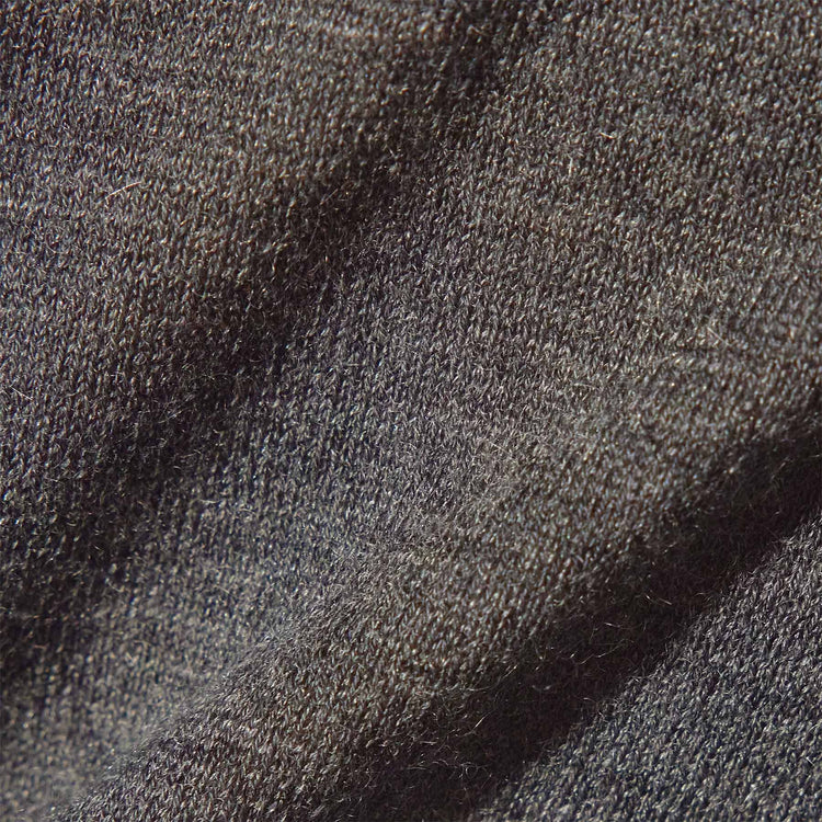 Lightweight Fine Gauge Cashmere Polo in Charcoal | James Perse Los Angeles