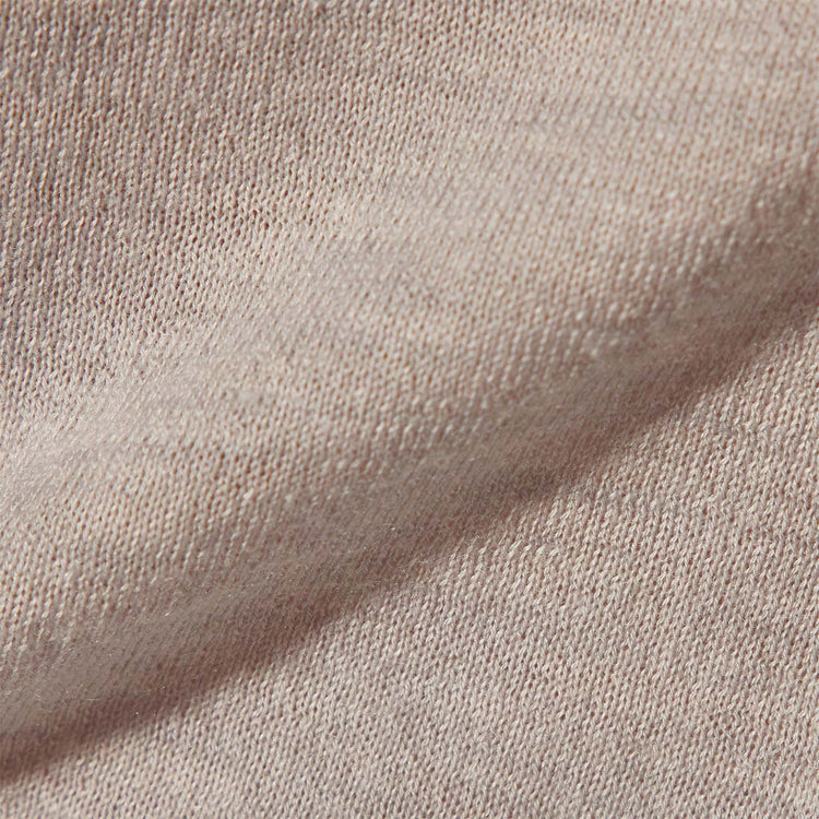 Lightweight Fine Gauge Cashmere Polo in Stone | James Perse Los Angeles