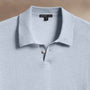 Ultra Fine Cashmere Short Sleeve Polo in Grey Sky | James Perse Los Angeles