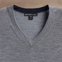 Ultra Fine Cshmr VinNeck Sweater in Flannel | James Perse Los Angeles