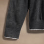 Ultra Fine Cashmere Tpd Crew Neck in Coal/Light Heather Grey | James Perse Los Angeles