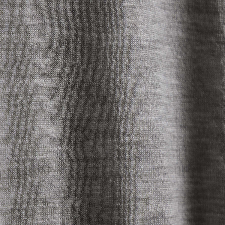 Ultrafine Cashmere Tipped Polo in Light Heather Grey/Coal | James Perse Los Angeles
