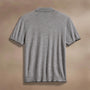 Ultrafine Cashmere Tipped Polo in Light Heather Grey/Coal | James Perse Los Angeles