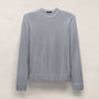 Ultrafine Cashmere Tipped Crew in Ore/Fog | James Perse Los Angeles