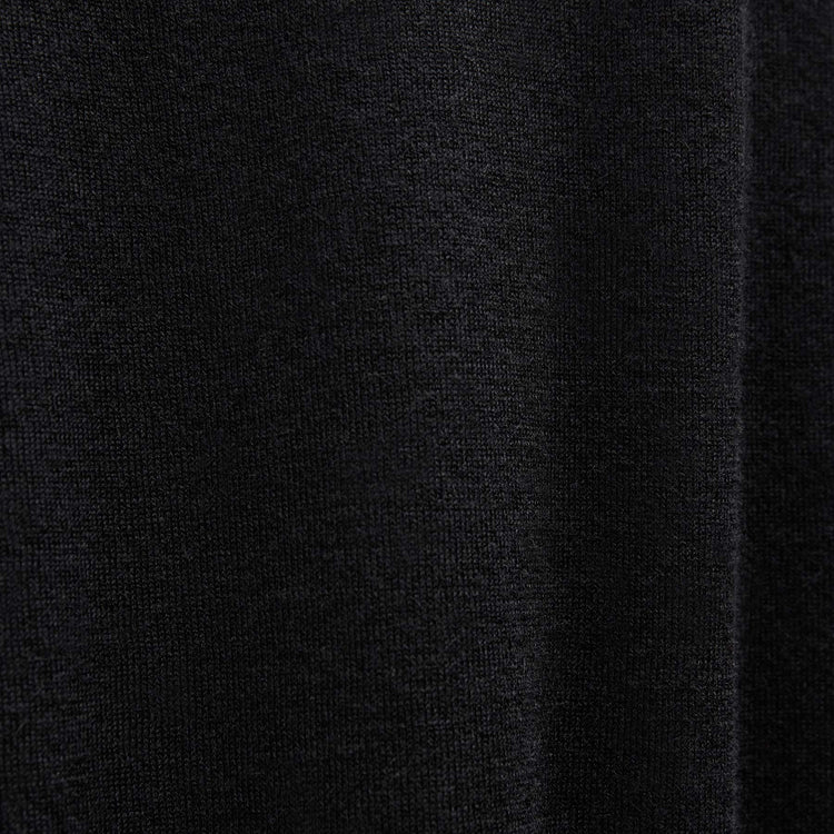 Ultrafine Cashmere Tipped Polo in Black/Charcoal | James Perse Los Angeles
