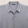 Ultrafine Cashmere Tipped Polo in Ore/Fog | James Perse Los Angeles