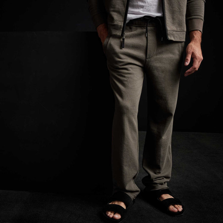 Cotton Fleece Pants in Platoon | James Perse Los Angeles