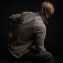 Fleece Zip Up Funnel Neck in Platoon | James Perse Los Angeles