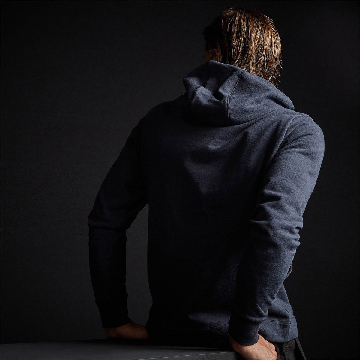 Vintage Fleece Pullover Hoody in Titan | James Perse Los Angeles