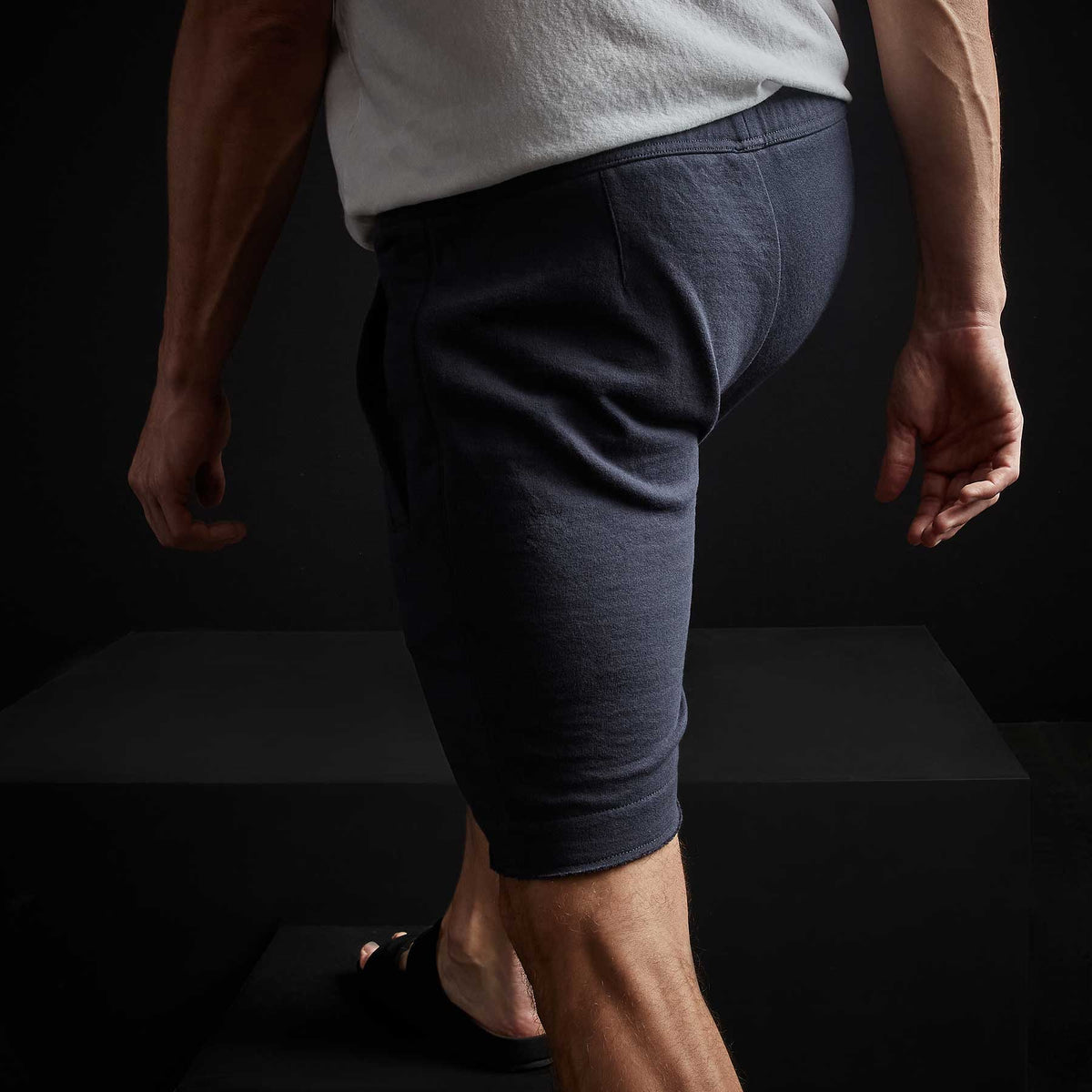 Vintage Cotton Fleece Short - Titan | James Perse Los Angeles