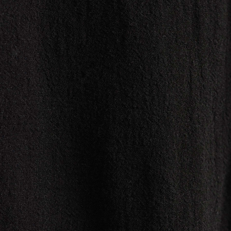 Solid Viscose Wool Shirting in Black | James Perse Los Angeles