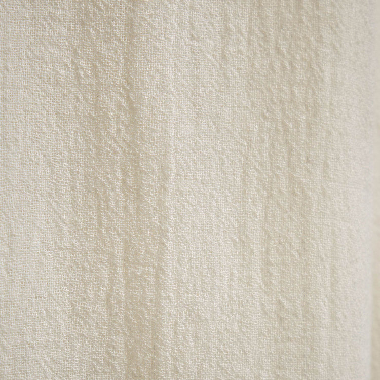 Solid Viscose Wool Shirting in Ivory | James Perse Los Angeles
