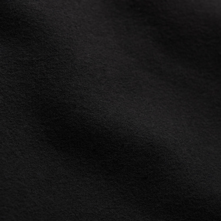 Cozy Straight Sweat Pant in Black | James Perse Los Angeles FLAT