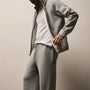 Cozy Fleece Sweat Pant in Heather Grey | James Perse Los Angeles