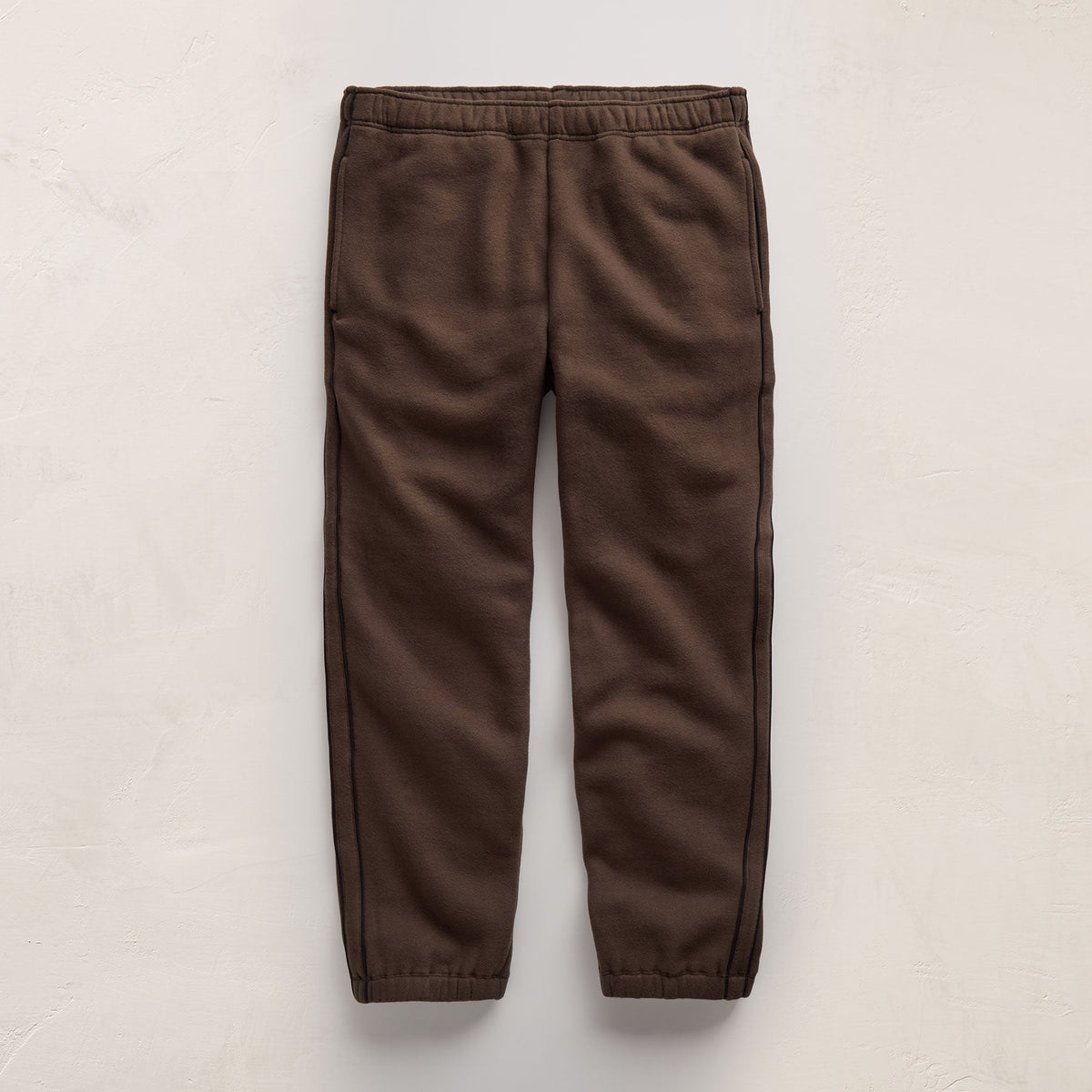 Cozy Sweat Pant With Piping in Porcupine | James Perse Los Angeles FLAT