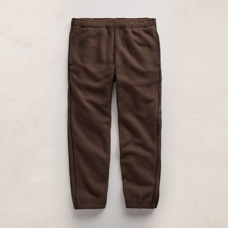 Cozy Sweat Pant With Piping in Porcupine | James Perse Los Angeles FLAT