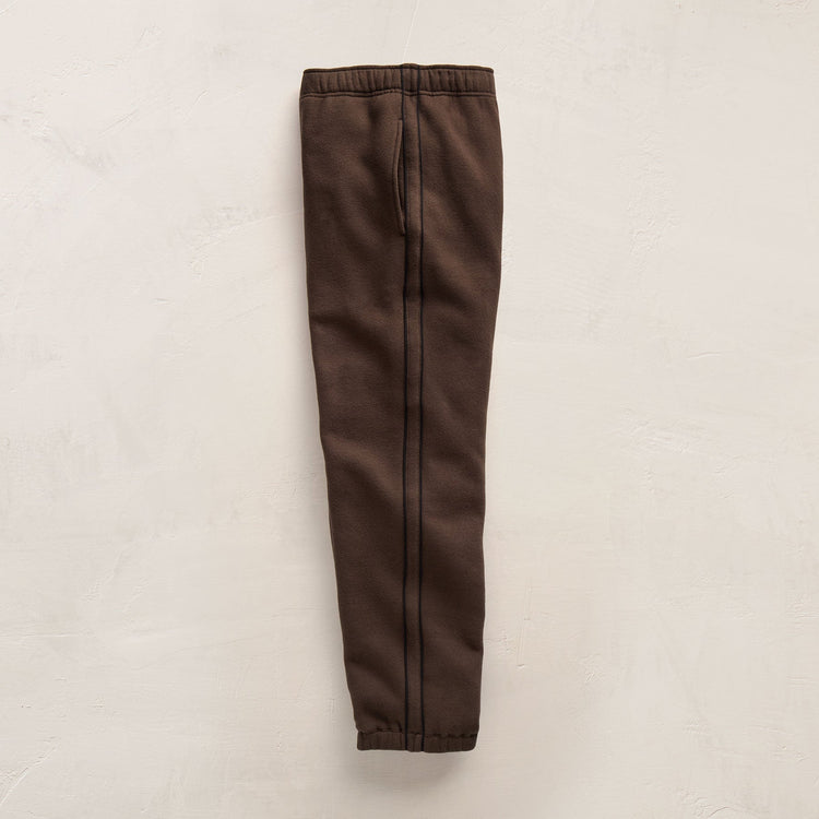 Cozy Sweat Pant With Piping in Porcupine | James Perse Los Angeles FLAT