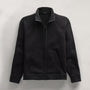 Cozy Full Zip Sweatshirt in Black | James Perse Los Angeles FLAT