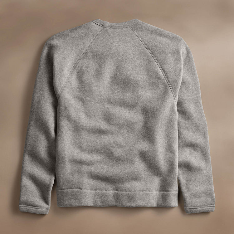 Cozy Raglan Sweatshirt  in Heather Grey | James Perse Los Angeles