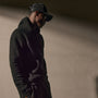 Cozy Hooded Sweatshirt in Black | James Perse Los Angeles