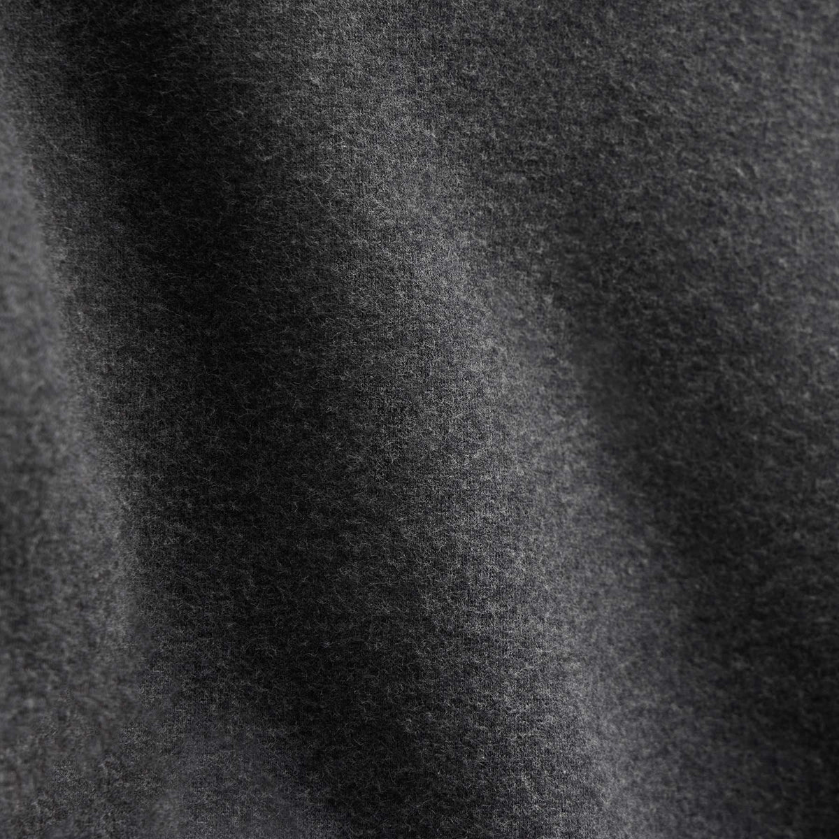 Cozy Hooded Sweatshirt in Heather Charcoal | James Perse Los Angeles FLAT