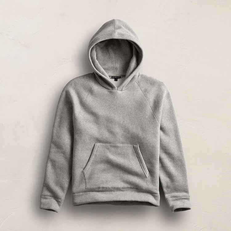 Men's Cozy Hooded Sweatshirt & Cozy Sweat Pant With Piping Gift Set - Heather Grey