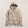 Cotton Linen Hoodie in Taupe | James Perse Los Angeles