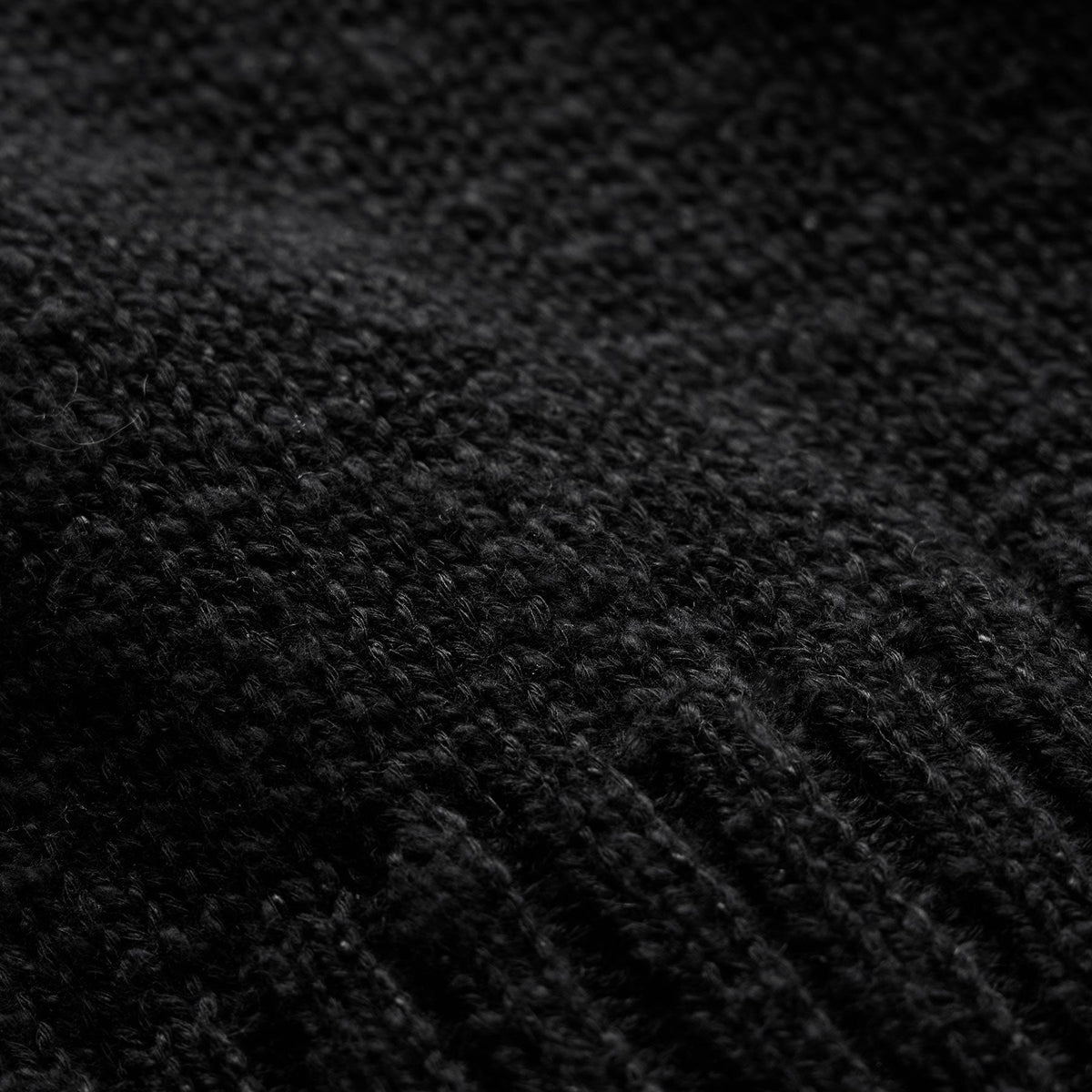 Cotton Linen Crew in Black | James Perse Los Angeles