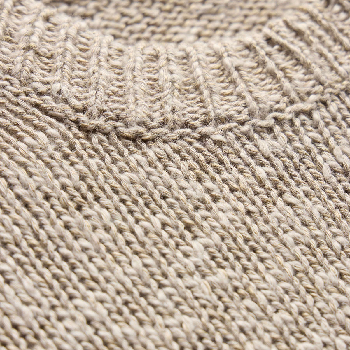 Cotton Linen Crew in Taupe | James Perse Los Angeles