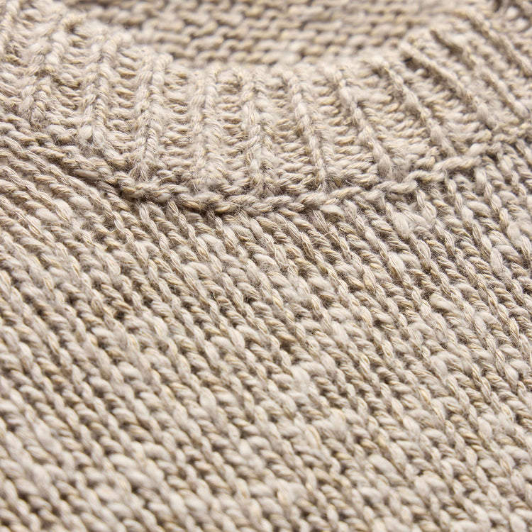 Cotton Linen Crew in Taupe | James Perse Los Angeles