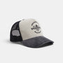 Y/OSEMITE Preservation Trucker Hat In Stone/Raccoon Grey | James Perse Los Angeles