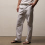 Italian Heavy Poplin Trouser in White | James Perse Los Angeles