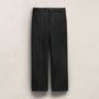 Italian Heavy Poplin Clean Front Trouser in Black | James Perse Los Angeles
