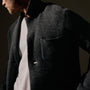 Sweater Knit Blazer  in Anthracite | James Perse Los Angeles